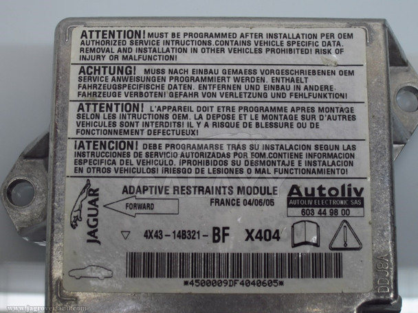 Diagnostic Control Module 04-08 Jaguar X-Type ECU 4X43-14B321-Bf C2S37064