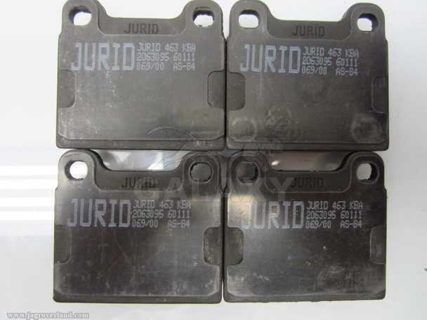 1986-1987 Taxi 463 Jurid 571554J-As Brake Pad Set, Ate Disc Brake 571554J-As 11600220520330