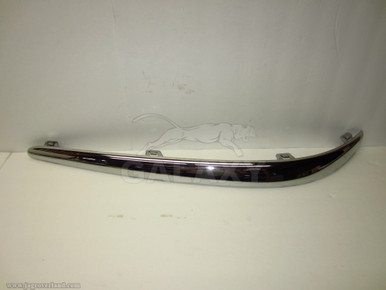 00-03 S-Type Front Bumper Left Chrome Trim Molding Oem