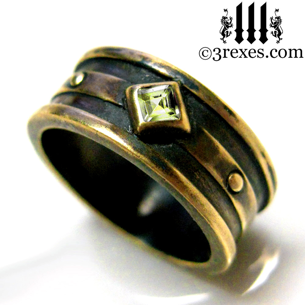 Mens Medieval Ring | Bronze Biker | Dark Magic Jewelry for Guys