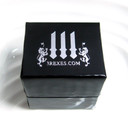 black glam ring box