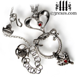 serendipity fairy tale gothic heart necklace fully articulated