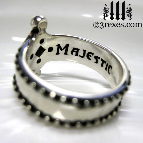 the majestic medieval ring detail