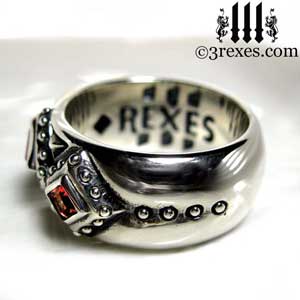 3-kings-wedding-ring-mens-silver-gothic-band-red-garnet-stone-side-3-rexes-jewelry