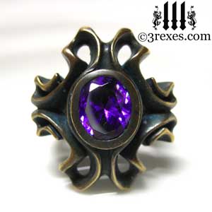 brass-empress-vampire-ring-japanese-amethyst-purple-stone