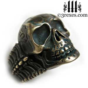 pirate-skull-ring-black-brass-biker-bone-band-3-rexes-jewelry