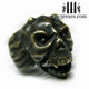 brass gargoyle devil ring with open jaw