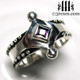 the majestic medieval ring 925 sterling silver purple amethyst