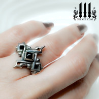 Cathedral Gothic Silver Ring