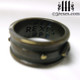 dark brass moorish gothic ring side view