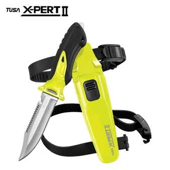 TUSA FK-910 X-Pert II Dive Knife Point Tip - 3 Color Options