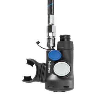 The XS Scuba MultiMax is a game-changer in convenience, efficiency, and safety for divers. By combining an alternate air source with your BCD inflator, the MultiMax eliminates the need for an additional hose, reducing drag and protecting delicate marine environments. Positioned where your BCD inflator resides, it’s always within reach for fast, intuitive access during an emergency.