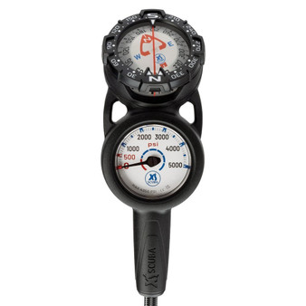 XS Scuba QuikVu Console – Pressure & Compass (GA220) Front