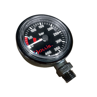 Hollis Low-Profile Brass SPG Pressure Gauge Module - Metal w/o Boot