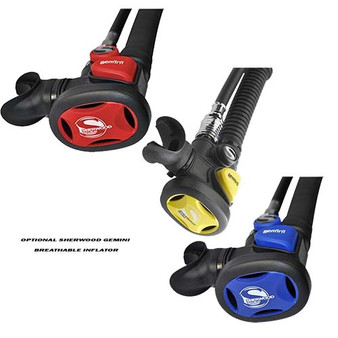 Sherwood Scuba Gemini Octo  Regulator Blue