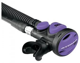 On Sale Atomic Aquatics SS1 Stainless Steel Safe Second Octopus, Purple