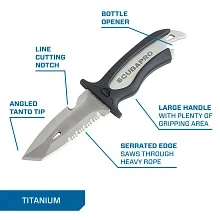 ScubaPro Mako Titanium Dive Kinfe