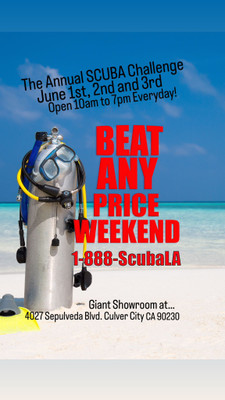 LA Scuba Show--We'll Beat Any Price!