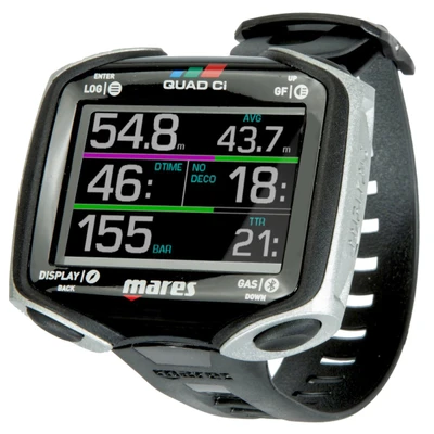 Mares Quad Ci Dive Wrist Computer: Advanced Technology - On Sale and FREE shipping and NO sales tax