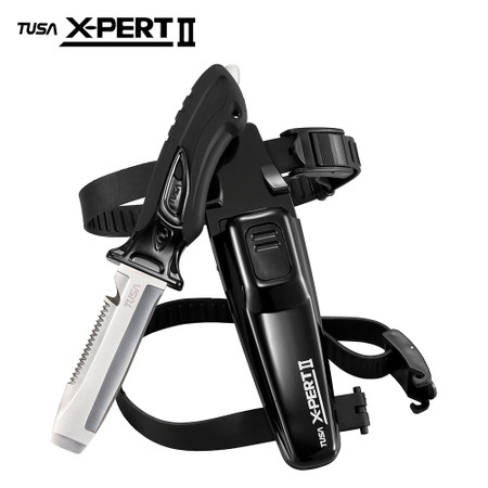 TUSA FK-920 X-Pert II Dive Knife Blunt Tip - 3 Color Options