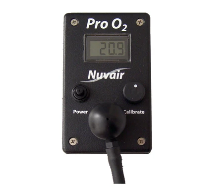 Nuvair Pro O2 Analyzer Handheld 9 Volt- Free Shipping & No Sales tax