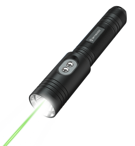 Skywoods Light and Green Laser Rechargeable Dive Light - 1200 Lumens by H2Odyssey D6GL-1200