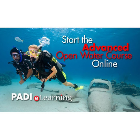 PADI Advanced Open Water Diver online elearning Code Only 60463-1
