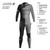 XCEL Men's Axis Back Zip 4/3mm Full Wetsuit (MN43AXG0-BLK) Inside