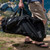 Stahlsac 40" Mesh Duffel Bag, Black