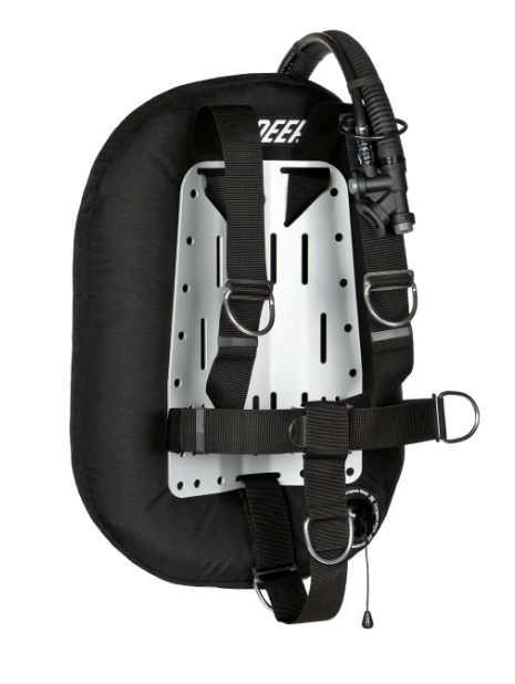 xDeep ZEOS Single Tank Basic/Simple Set w/SS Backplate