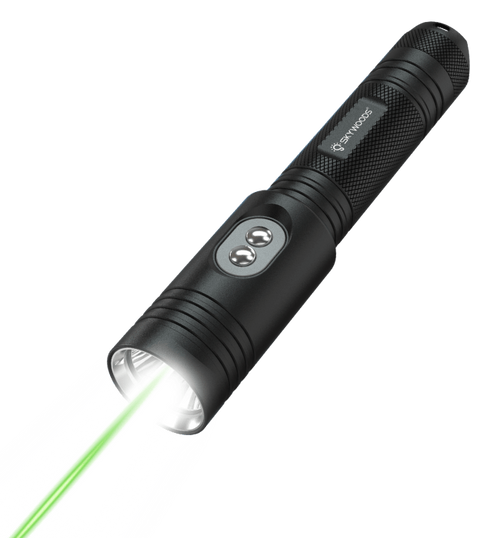 Skywoods 1200 Lumens Light with Green Laser Pointer Kit