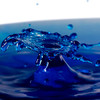 dark blue pond water