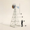 Windmill Aeration System - 4-Leg - 20' Tower