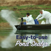 how to seal a pond with water in it