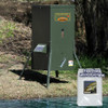 Texas Hunter fish feeder with solar charger