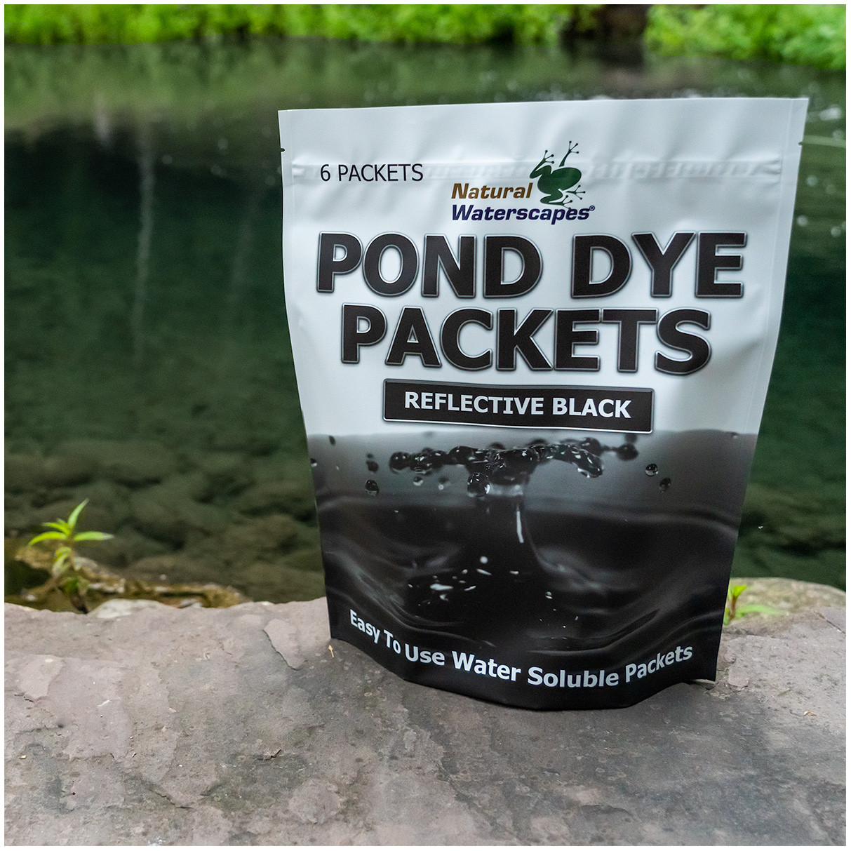 Reflective Black Pond Dye 6 packets