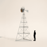 Deluxe Windmill Aeration System - 4-Leg - 24' Tower