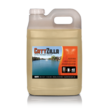 Cattzilla aquatic herbicide enhancer improves chemical penetration