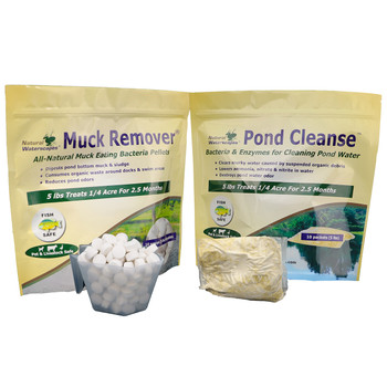 Muck Remover and Pond Cleanse Natural Pond Treatment