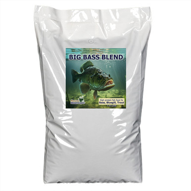 Big Bass Blend Fish Food 20 lb - Natural Waterscapes