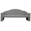 7 Foot Outdoor Concrete Park Bench with Back TF5065