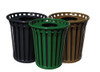 24 Gallon Witt Wydman WC2400-FT Outdoor Waste Receptacle 4 Colors