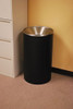 33 Gallon Metal Trash Can in the Office