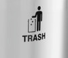 International Tidy Man Trash Decal