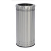 25 Gallon Stainless Steel Trash Can With or Without Lid Precision Series 781829
