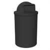55 Gallon Kolor Can Round Plastic Trash Can S8330-00 (13 Colors, Choose a Lid)
