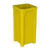 22 Gallon Kolor Can Square Plastic Utility Trash Receptacle S7900-00 Yellow NO LID