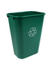 41 Quart Green Recycling Bin Waste Basket 41QGRN