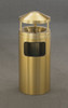 All Weather Brass 19 Gallon H2002BE Canopy Top Ash Trash Can