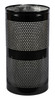 20 Gallon Mesh Trash Can WR-22R BLACK GLOSS